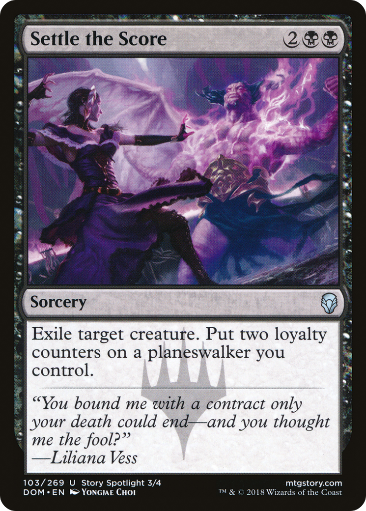 Image of Settle the Score (DOM-103) - Dominaria