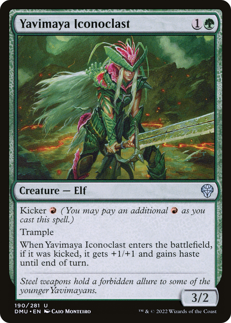 Image of Yavimaya Iconoclast (DMU-190) - Dominaria United Foil