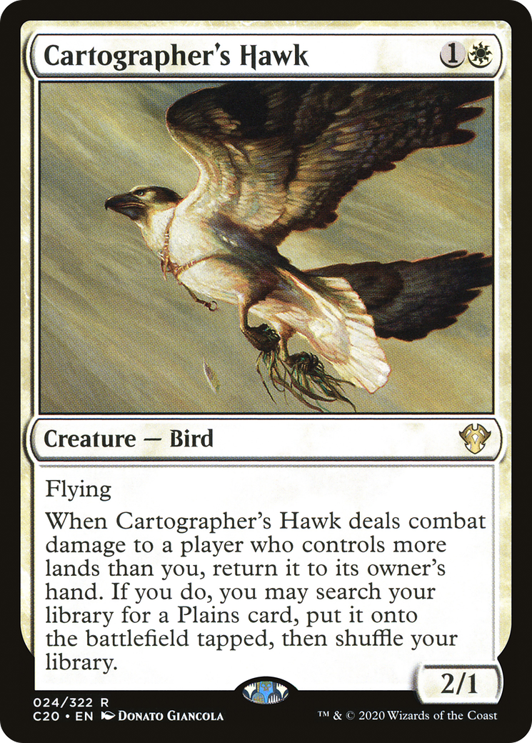 Image of Cartographer's Hawk (C20-024) - Commander 2020