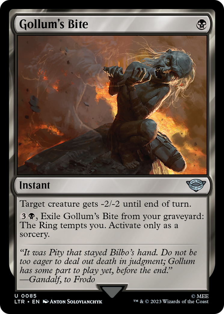 Image of Gollum's Bite (LTR-085) - The Lord of the Rings: Tales of Middle-earth Foil