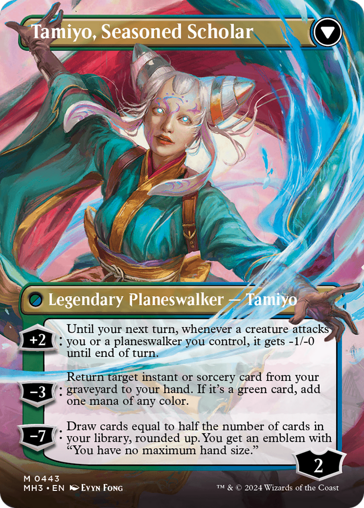 Image of Tamiyo, Inquisitive Student (Borderless) (MH3-443) - Modern Horizons 3 (Borderless)