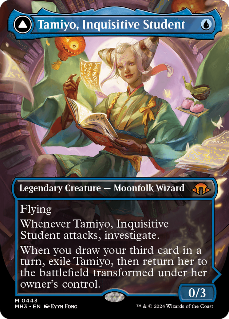 Image of Tamiyo, Inquisitive Student (Borderless) (MH3-443) - Modern Horizons 3 (Borderless) Foil