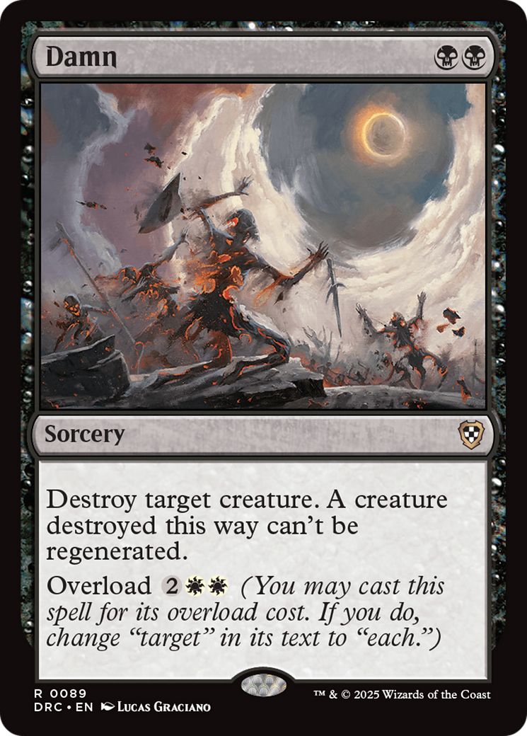 Image of Damn (DRC-089) - Commander: Aetherdrift
