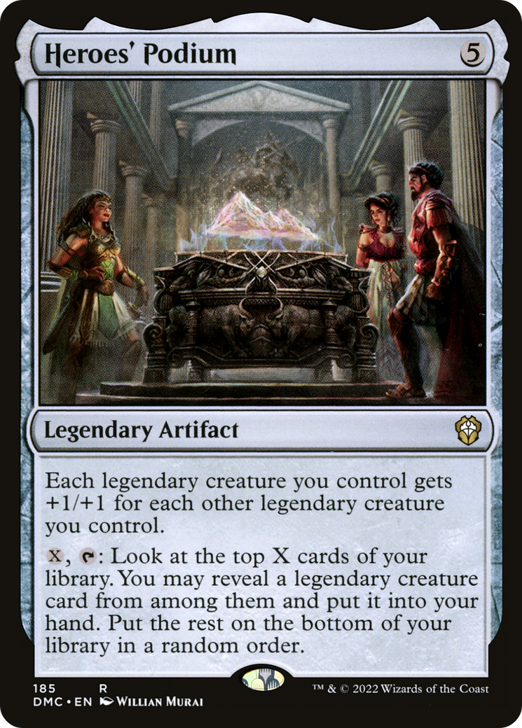 Image of Heroes' Podium (DMC-185) - Dominaria United Commander
