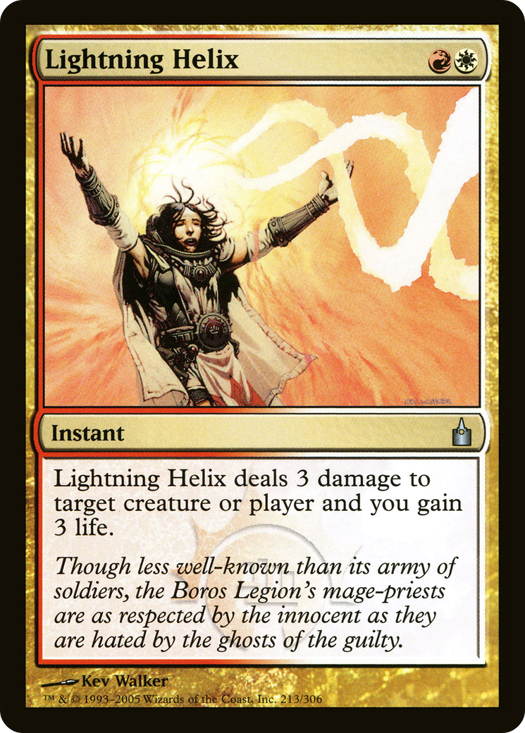 Image of Lightning Helix (RAV-213) - Ravnica: City of Guilds