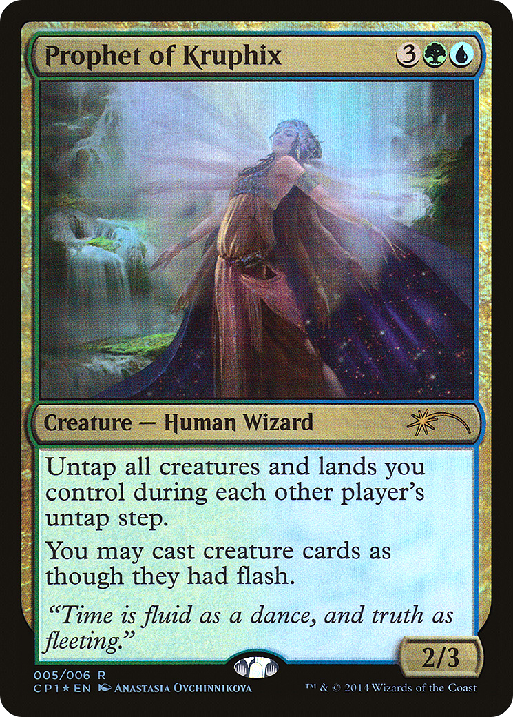 Image of Prophet of Kruphix (UMP-005) - Magic 2015 Clash Pack Foil
