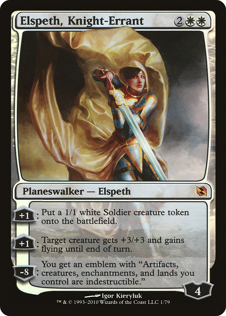 Image of Elspeth, Knight-Errant (DDF-001) - Duel Decks: Elspeth vs. Tezzeret Foil