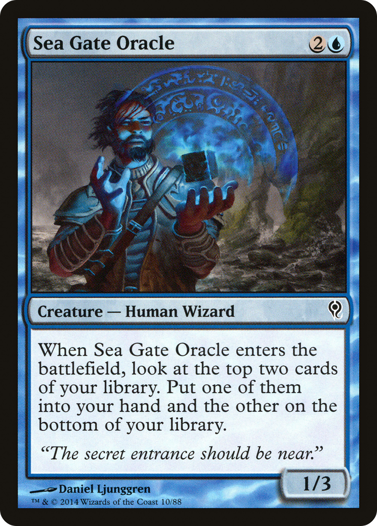 Image of Sea Gate Oracle (DDM-010) - Duel Decks: Jace vs. Vraska