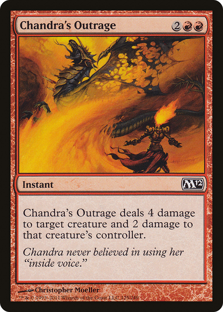 Image of Chandra's Outrage (M12-125) - Magic 2012