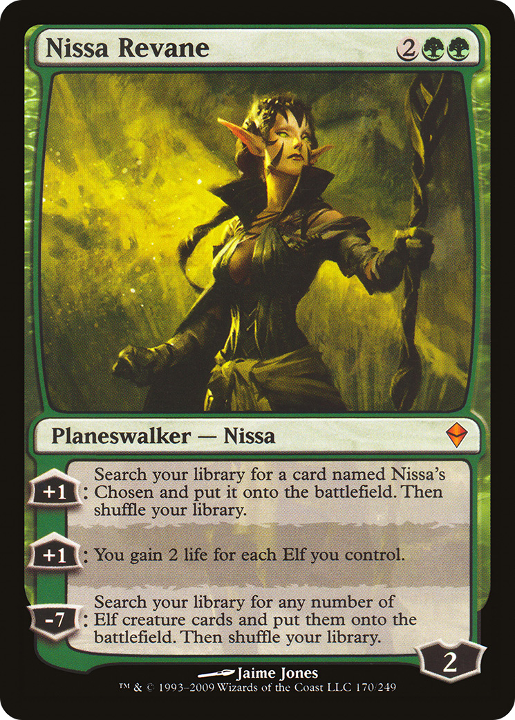 Image of Nissa Revane (ZEN-170) - Zendikar Foil