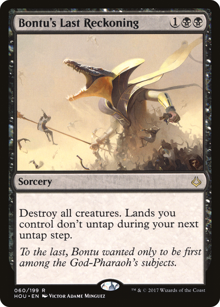 Image of Bontu's Last Reckoning (HOU-060) - Hour of Devastation Foil