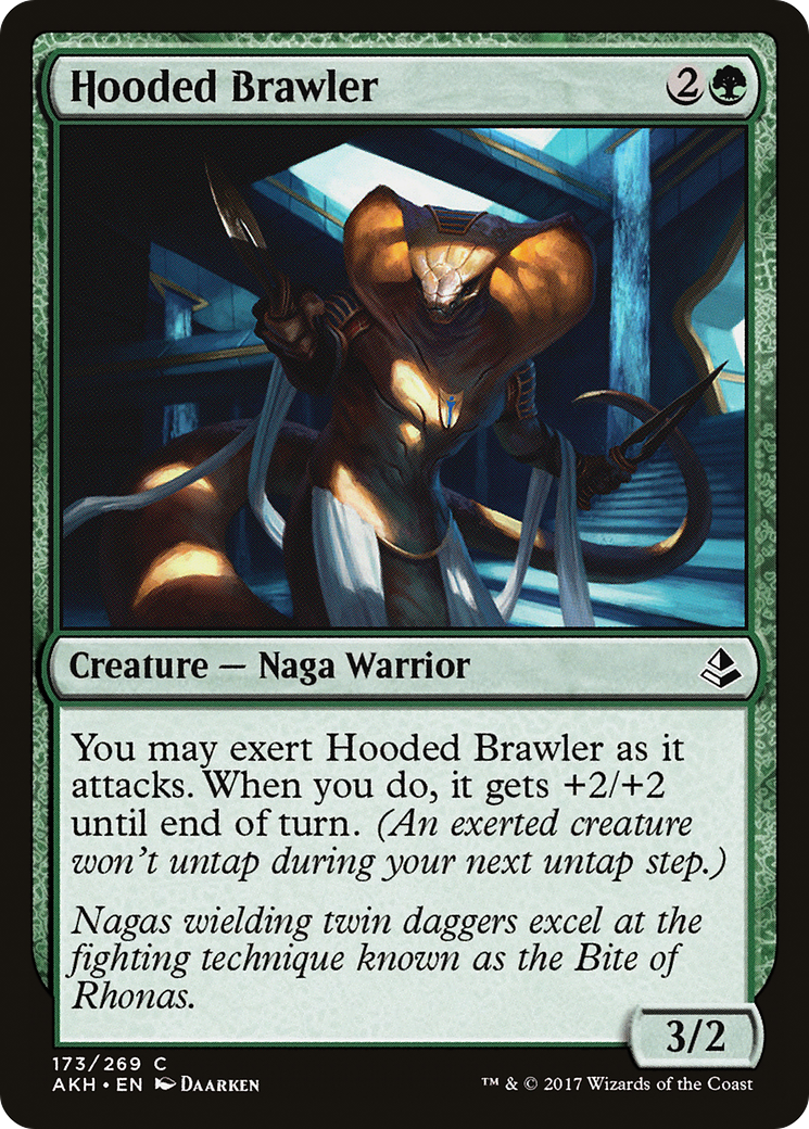 Image of Hooded Brawler (AKH-173) - Amonkhet Foil