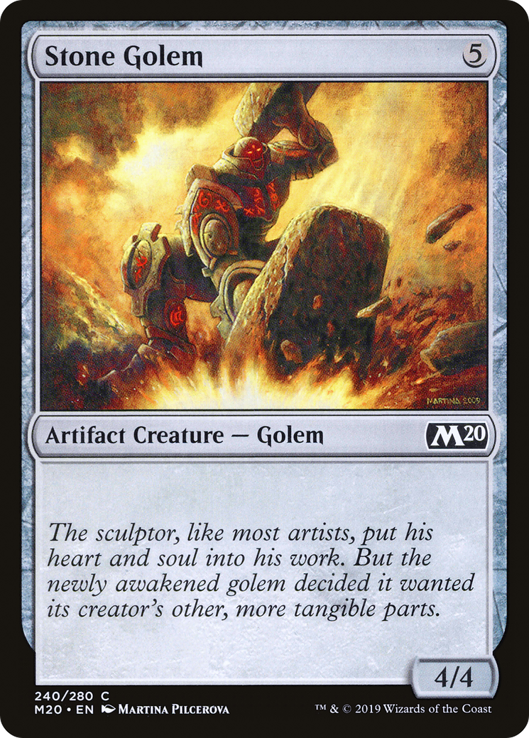 Image of Stone Golem (M20-240) - Core Set 2020
