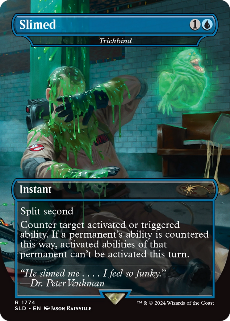 Image of Slimed - Trickbind (SLD-1774) - Secret Lair Drop / Slimed (Borderless)