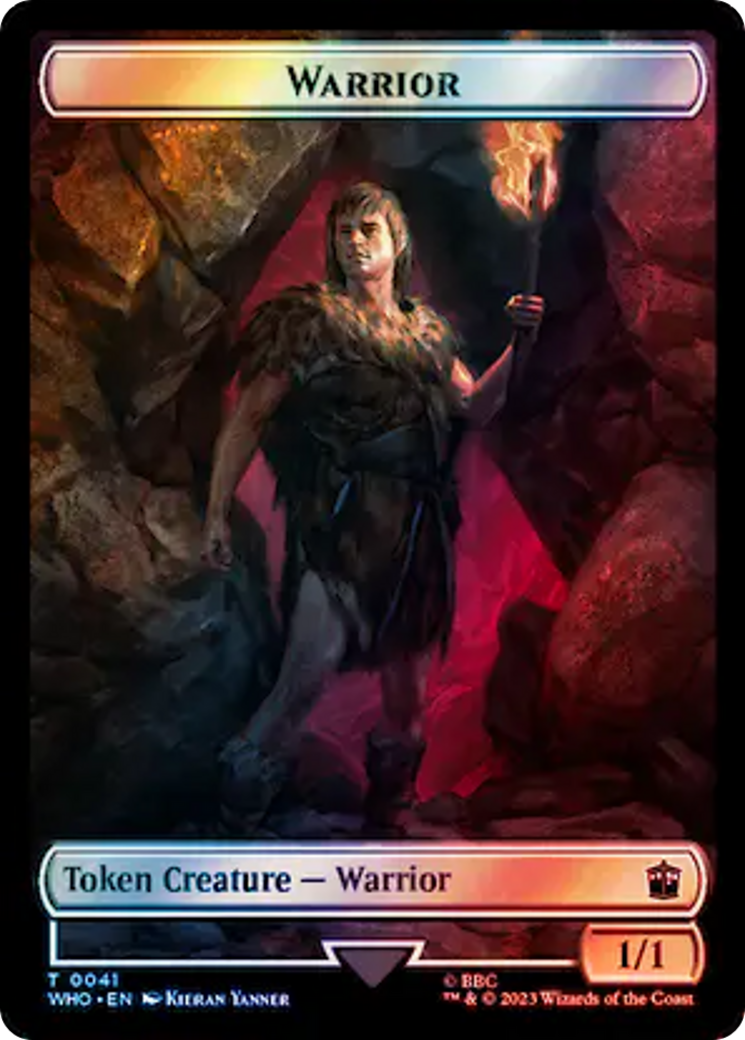 Image of Warrior (TWHO-041) - Doctor Who Tokens Foil