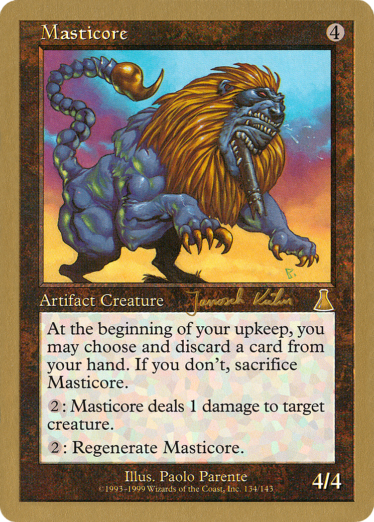 Image of Masticore - 2000 Janosch Kuhn (UDS) (WCD-) - World Championship Decks 2000