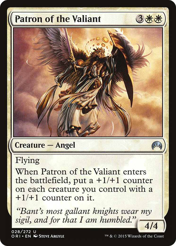 Image of Patron of the Valiant (ORI-028) - Magic Origins