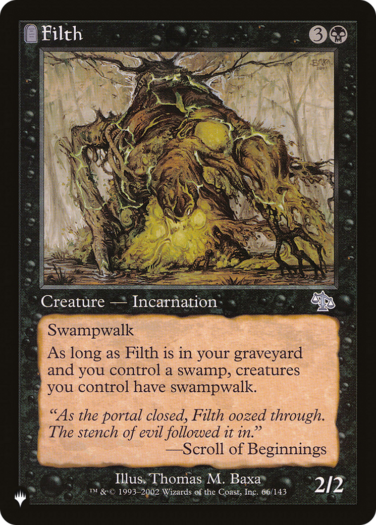 Image of Filth (LIST-JUD-66) - The List: (tombstone)