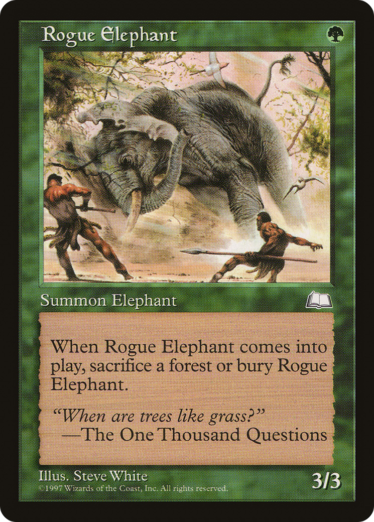 Image of Rogue Elephant (WTH-) - Weatherlight