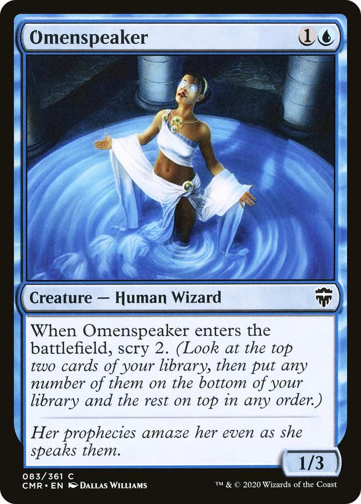 Image of Omenspeaker (CMR-083) - Commander Legends Foil