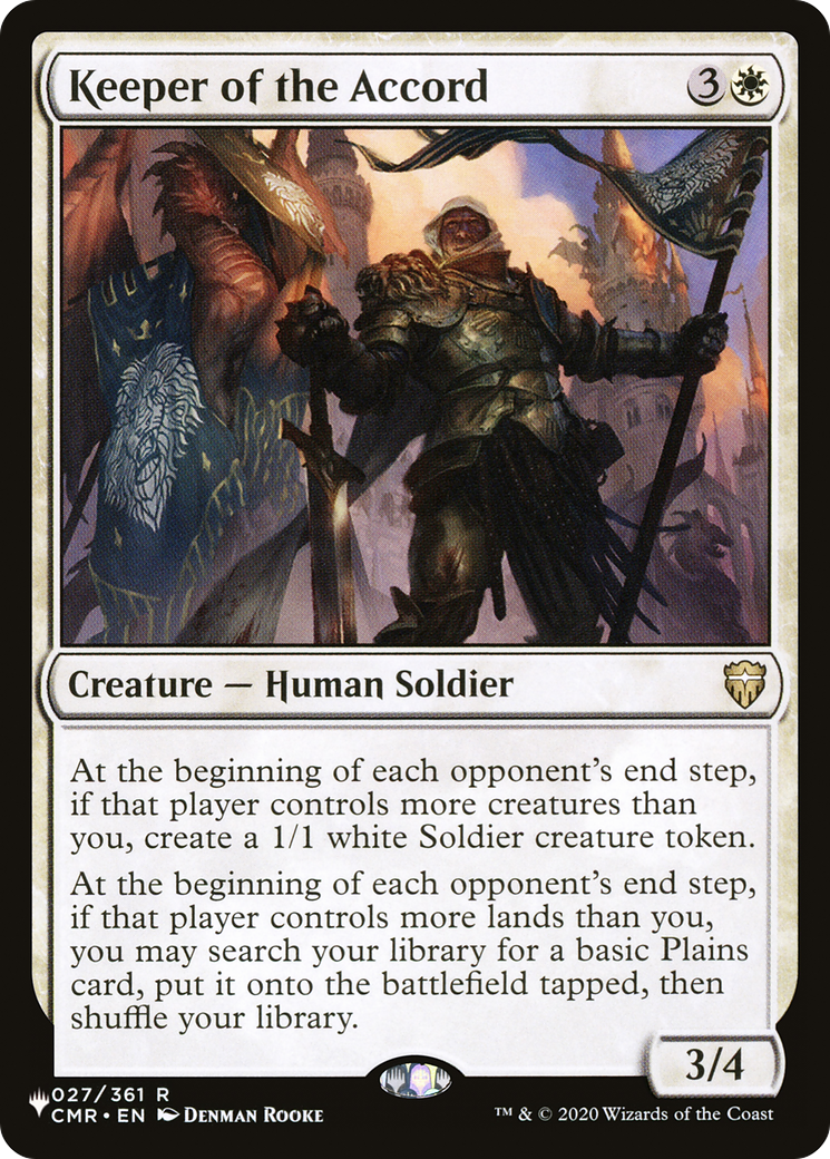 Image of Keeper of the Accord (LIST-CMR-27) - The List