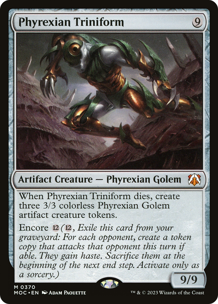 Image of Phyrexian Triniform (MOC-370) - March of the Machine Commander