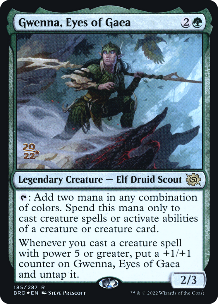Image of Gwenna, Eyes of Gaea (PRE-185) - The Brothers' War Promos Foil