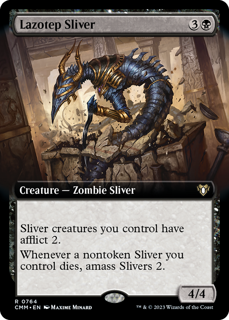 Image of Lazotep Sliver (Extended Art) (CMM-764) - Commander Masters: (Extended Art) Foil