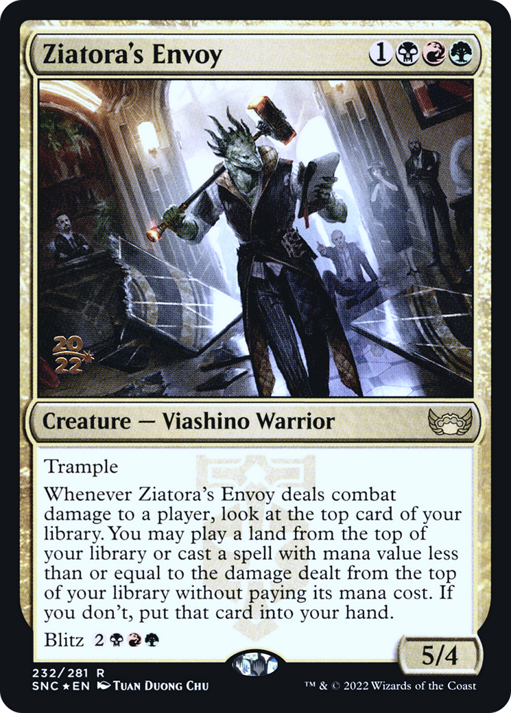 Image of Ziatora's Envoy (PRE-232) - Streets of New Capenna Promos Foil