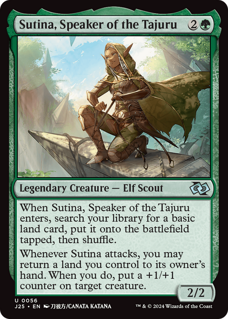Image of Sutina, Speaker of the Tajuru (Anime) (J25-056) - Foundations Jumpstart