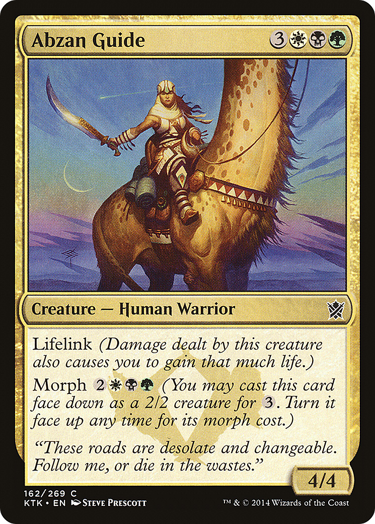 Image of Abzan Guide (KTK-162) - Khans of Tarkir