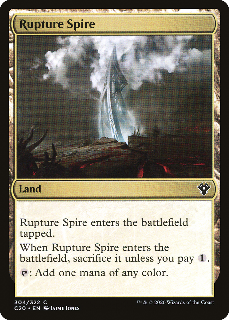 Image of Rupture Spire (C20-304) - Commander 2020