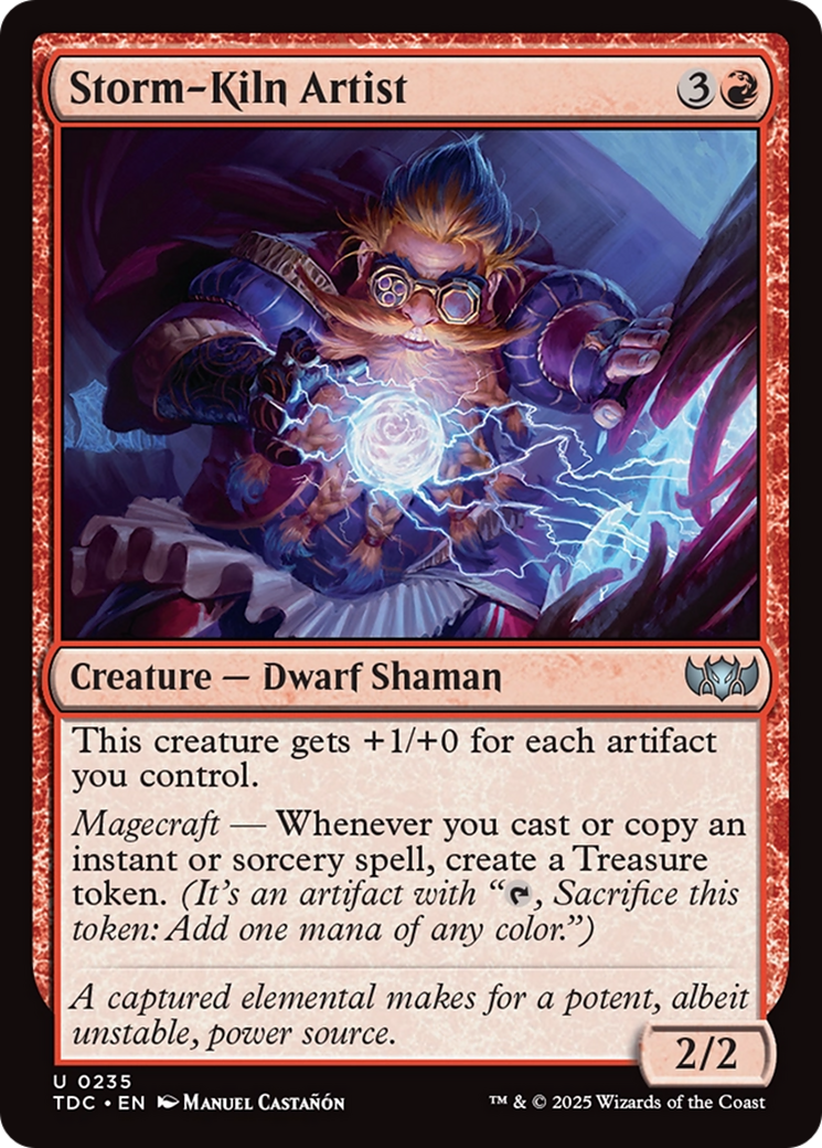 Image of Storm-Kiln Artist (TDC-235) - Commander: Tarkir: Dragonstorm