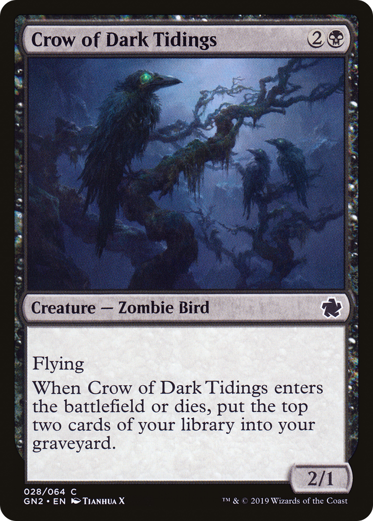 Image of Crow of Dark Tidings (GN2-028) - Game Night 2019