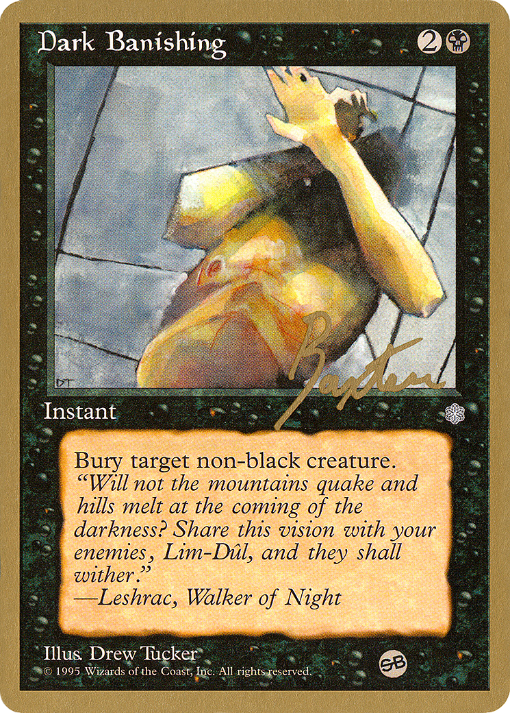 Image of Dark Banishing - 1996 George Baxter (ICE) (SB) (WCD-) - Pro Tour Collector Set