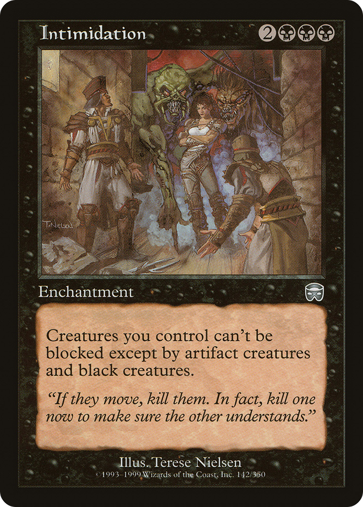 Image of Intimidation (MMQ-142) - Mercadian Masques