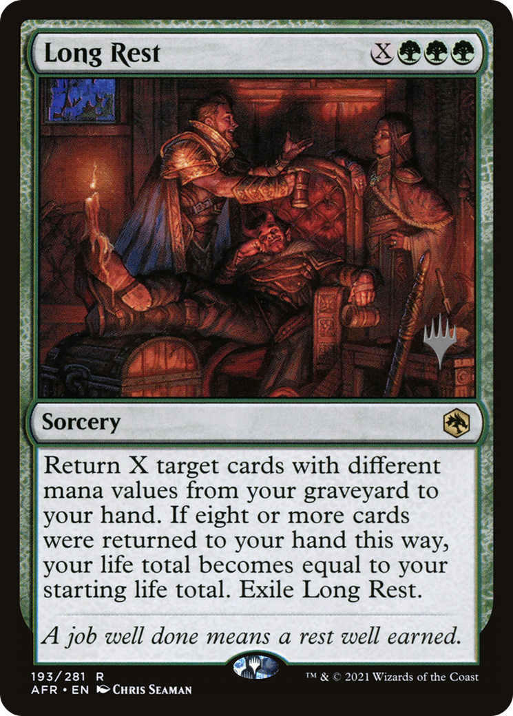Image of Long Rest (PPAFR-193) - Adventures in the Forgotten Realms Promos Foil