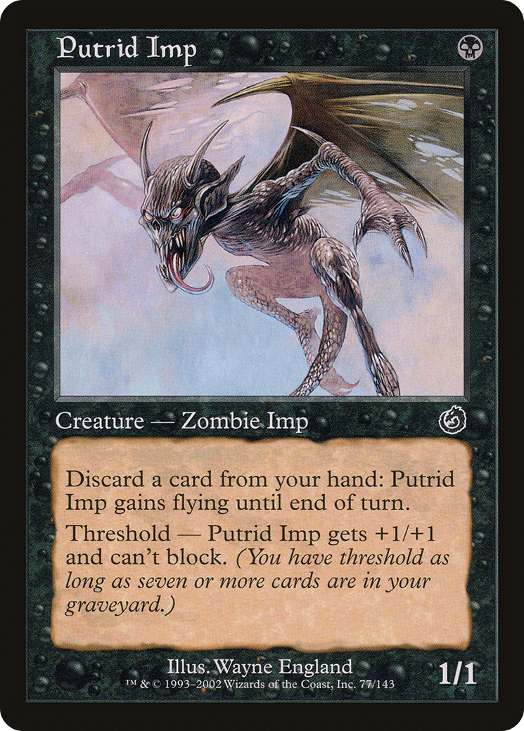 Image of Putrid Imp (TOR-077) - Torment