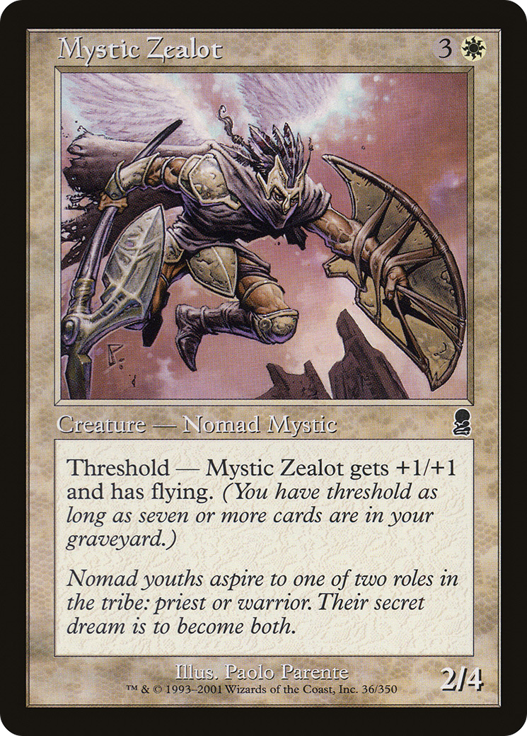 Image of Mystic Zealot (ODY-036) - Odyssey Foil