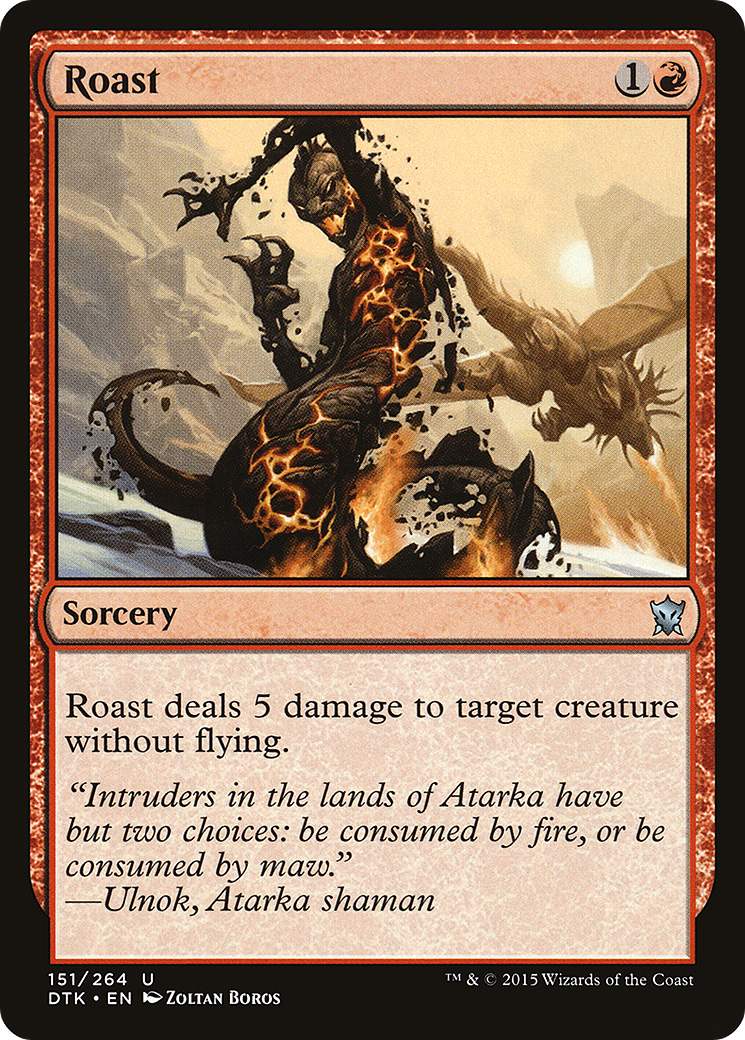 Image of Roast (DTK-151) - Dragons of Tarkir