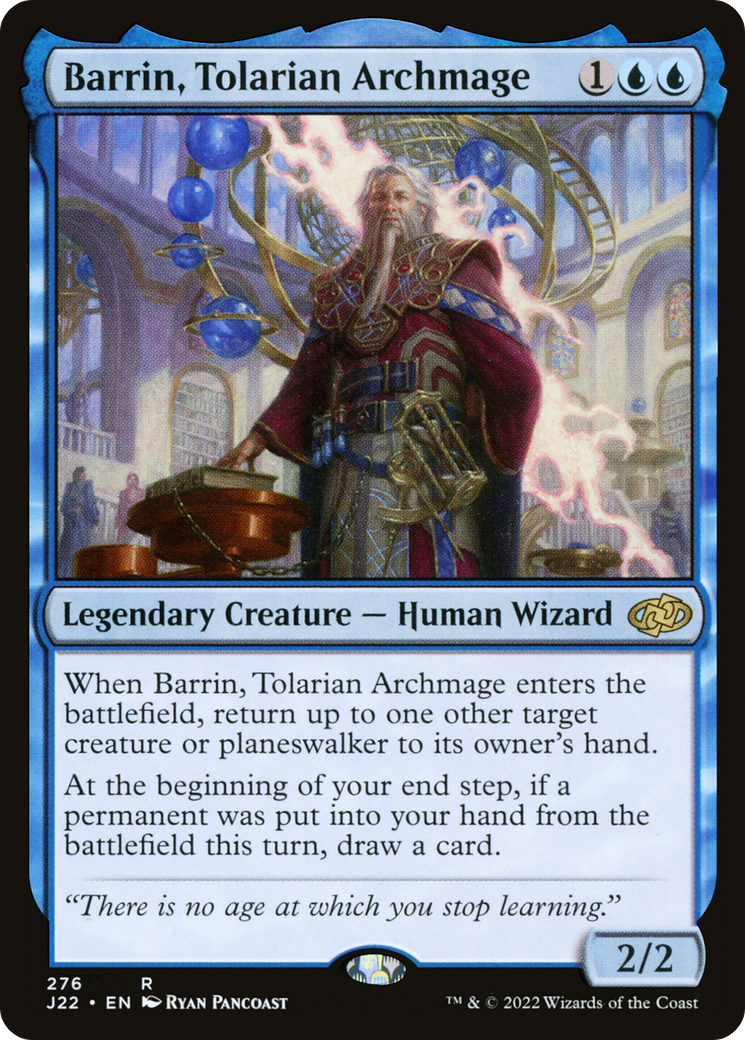 Image of Barrin, Tolarian Archmage (J22-276) - Jumpstart 2022