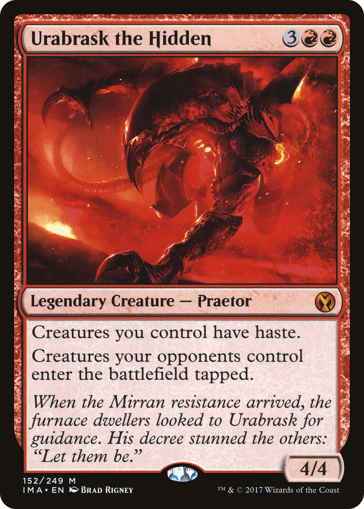 Image of Urabrask the Hidden (IMA-152) - Iconic Masters