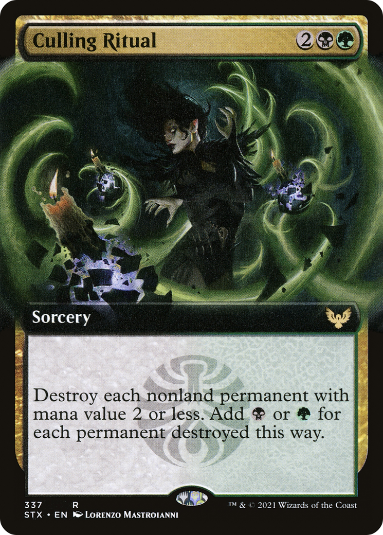 Image of Culling Ritual (Extended Art) (STX-337) - Strixhaven: School of Mages: (Extended Art) Foil