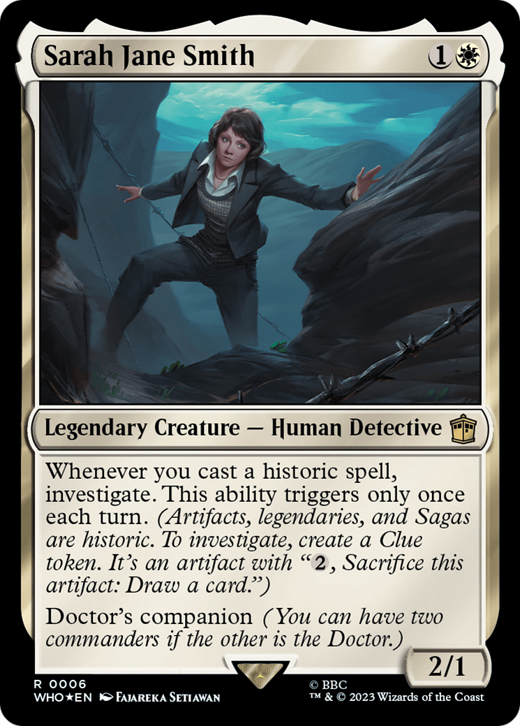 Image of Sarah Jane Smith (WHO-006) - Doctor Who Foil