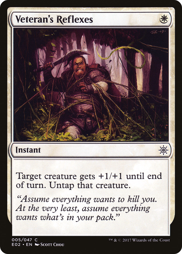 Image of Veteran's Reflexes (E02-005) - Explorers of Ixalan