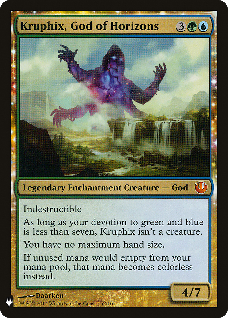 Image of Kruphix, God of Horizons (LIST-JOU-152) - The List: (enchantment)