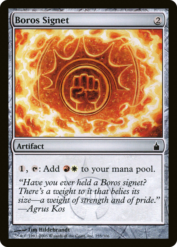 Image of Boros Signet (RAV-255) - Ravnica: City of Guilds
