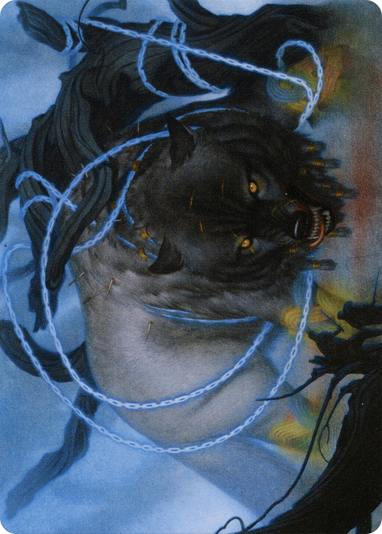 Image of Bind the Monster Art Card (ASKHM-011) - Art Series: Kaldheim (Borderless)