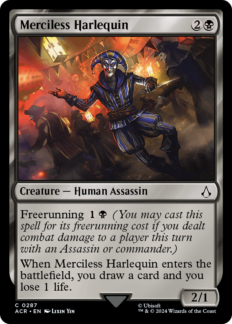 Image of Merciless Harlequin (ACR-287) - Assassin's Creed