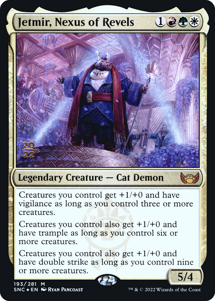 Image of Jetmir, Nexus of Revels (PRE-193) - Streets of New Capenna Promos Foil